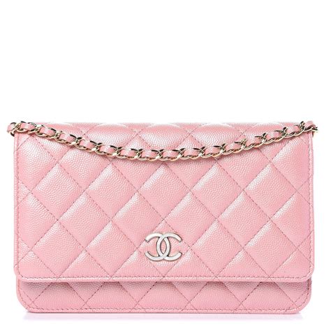 chanel iridescent pink woc|CHANEL.